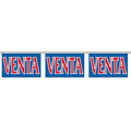 60' Stock Printed Bannerette Strings - Venta